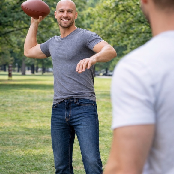 Men’s William Rast BEN Straight Leg Jeans – Dark Indigo | Made in USA - Picture 3 of 10